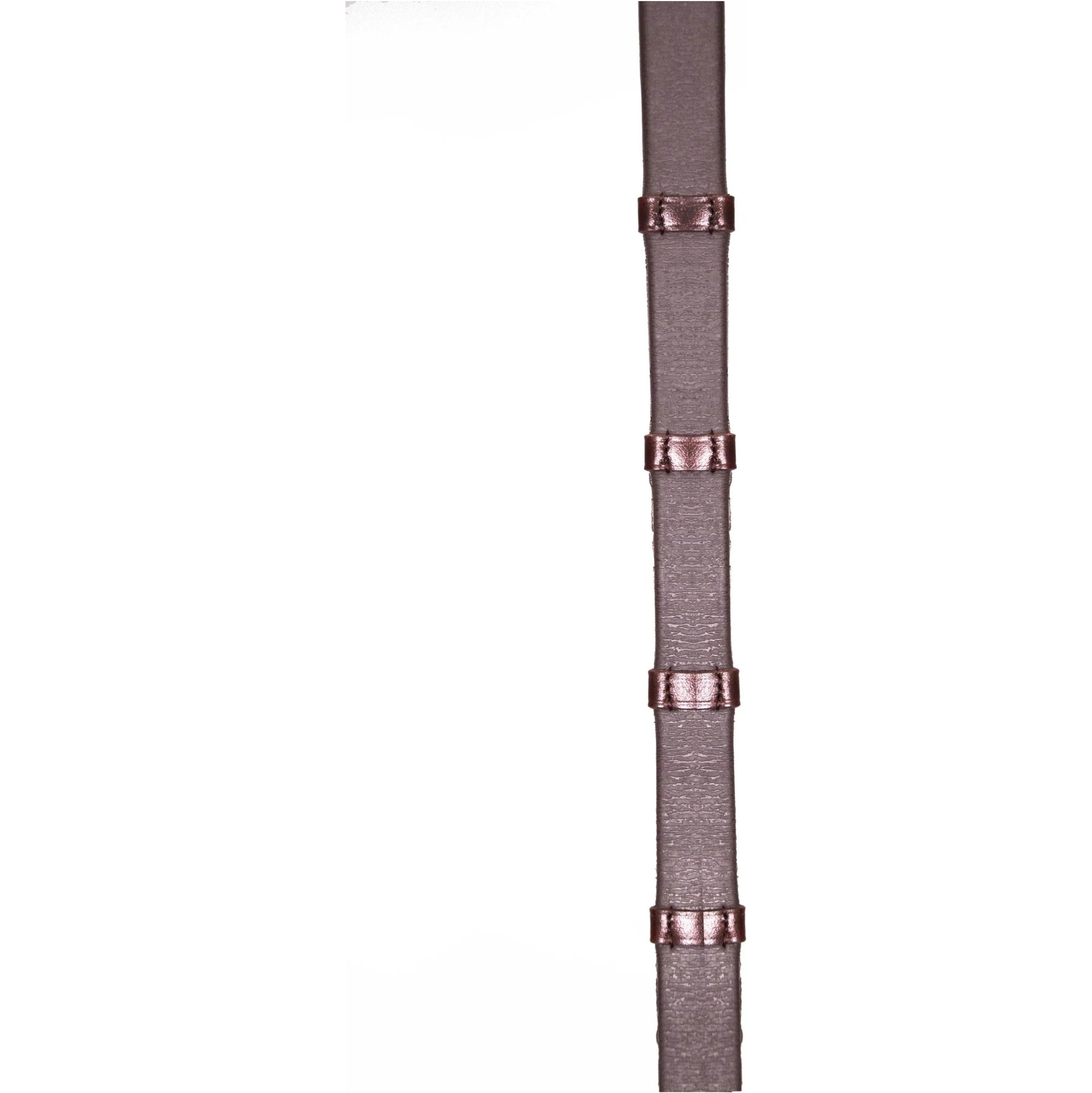 Henry James Xtreme Eventer Hybrid Rubber reins with Leather Stoppers RR7 - Brown